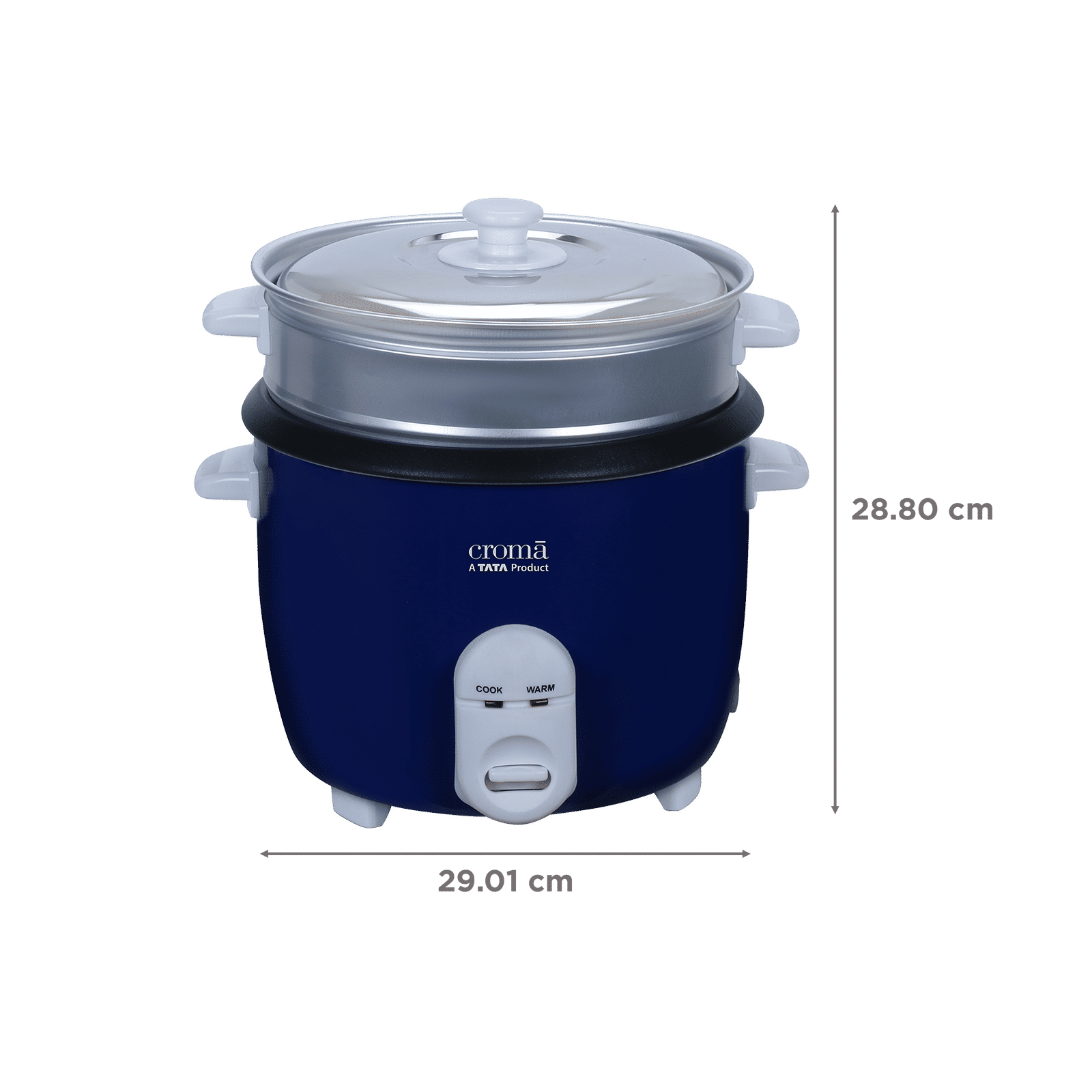 Buy Croma 1.8 Litre Electric Rice Cooker with Keep Warm Function (Dark